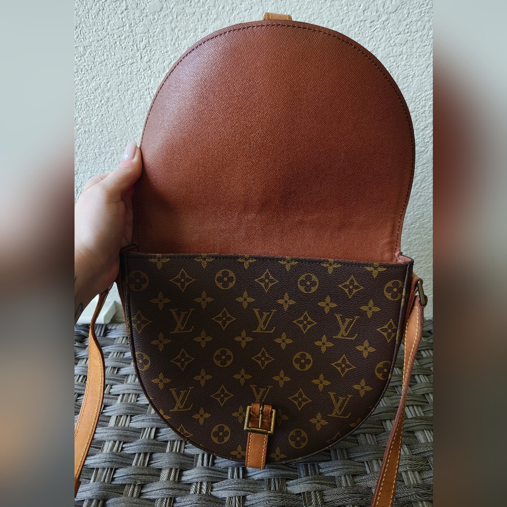 Louis Vuitton Monogram Brown & Tan Crossbody Saddle Bag - Picture 10 of 16
